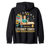 Reading Literacy Coach Leading Reading Revolution Phonics Zip Hoodie