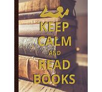 Reading Log Book for Book Lovers: Logbook Journal Tracker for 100 Books - Gift to write down Reviews, Impressions and many other importants info - Keep Calm and read a Book with Old Books Cover