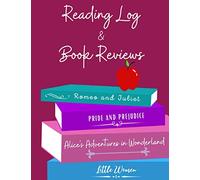 Reading Log & Book Reviews: my reading diary, track all your book reviews, logs & journal notebook, reading organizer favorite books