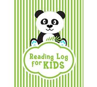 Reading Log for Kids: Cute, Panda Reading Journal for Children - Your Kids Can Keep Track of All the Books They Read - 8 x 10 Inches - 100 Pages with ... Review on Each Page (Kids Reading Journals)
