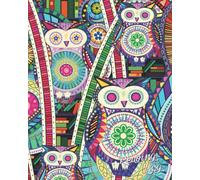 Reading Log: Gifts for Book Lovers (A reading journal with 100 spacious record pages and more in a large soft covered notebook from our Carnival Owls range) (Reading Logs & Journals)