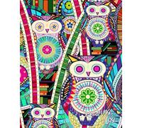 Reading Log: Gifts for Book Lovers / Reading Journal [ Softback * Large (8" x 10") * Carnival Owls & Books * 100 Spacious Record Pages & More... ] (Reading Logs & Journals)