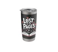 Reading Lost in The Pages Stainless Steel Insulated Tumbler