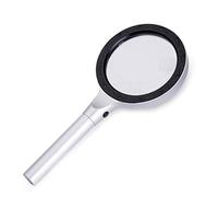 Reading Magnifier,10X 20X Handheld Illuminated Magnifier with 12 LED Lights High Clarity Compatible with Reading, Inspection, Exploring