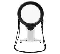 Reading Magnifier, Hands Free Neck Wear Handheld Large Lighted Magnifying Glass Desktop Magnifier with LED Light for Close Work, Reading, Sewing, Cross Stitch, Inspection, Repair, Crafts