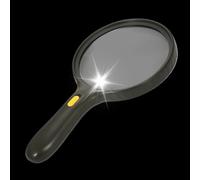 Reading Magnifier with LED, Lightweight Handheld Portable Tool, 214g Inches Lighted Glass, Booster Lens Illuminator Device, Crafts Painting Needlework Books Sheet, Home Accessories for Seniors