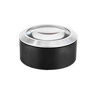 Reading Magnifiers,5X Dome Magnifying Glass 3 LED Lighted Page Book Magnifier Hand Held Desktop Magnifier Illuminated Magnifiers Map Jeweler Loupe Paperweight Watchmaking Magnifier Jewelry Loupe