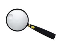 Reading Magnifying Glass Children's Magnifying Glass for Seniors Magnifying Glass 2-13x 110 mm Handheld Magnifying Glass Reading Magnifier Acrylic Lens and Not Heavy Shatterproof Non-Slip for Hobby