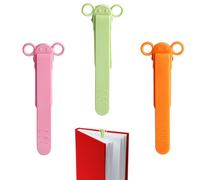 Reading Markers - Silicone Bookmark Holder, Elephant Page Divider | Cute Flexible Bookmark for Kids Desk, Library Reading Corner, Office Decor, School Supplies, Home Organizer