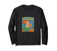 Reading Mermaid Lost in the Tide of a Good Book Ocean Long Sleeve T-Shirt