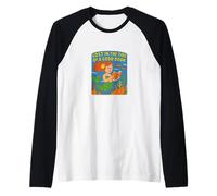 Reading Mermaid Lost in the Tide of a Good Book Ocean Raglan Baseball Tee