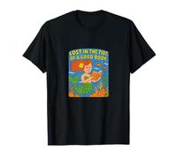 Reading Mermaid Lost in the Tide of a Good Book Ocean T-Shirt