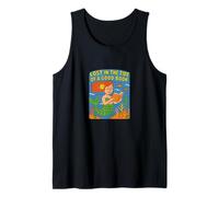 Reading Mermaid Lost in the Tide of a Good Book Ocean Tank Top