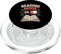 Reading Mode On Book Lover Bibliophile Reading PopSockets PopGrip for MagSafe