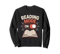 Reading Mode On Book Lover Bibliophile Reading Sweatshirt