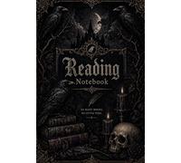 Reading Notebook Raven skull dark
