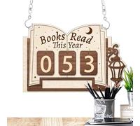 Reading Panel | Wooden Study Decor, Hanging Bookcase Decor | For Readers Students Teachers Librarians Writers Authors Home Office