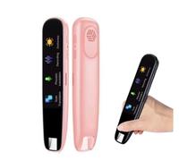 Reading Pen for Dyslexia - 112 Language Translator Pen, Scan Reader Pen, Pen Scanner, Portable Smart Text To Speech Digital Pen, Language Voice Translator Device (Pink)