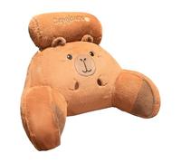 Reading Pillow - Capybara Backrest Pillow Bed, Kawaii Soft Lumbar Pillows | Capybara Design Ergonomic Backrest | Reading Pillows With Arms For Children Couch Floor Sleeping Sitting Up Watching TV