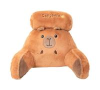 Reading Pillow For Bed - Capybara Reading Pillow | Plush Child Lounger - Soft Contoured Comfort Layer Design, Breathable Fiber Core Ideal During Couch Relaxation