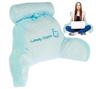 Reading Pillow for Bed Comfortable Reading Cushion for Bed Back Support with Arm Multifunctional Detachable Backrest Pillow Washable Support Rest Pillow for Reading Relaxing Watching TV(60cm,Whale)