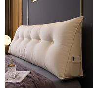 Reading Pillow for Bed & Sofa 140cm Long Back Cush Wall Support Pillow Washable Backrest Cush Versatile Seating & Back Support