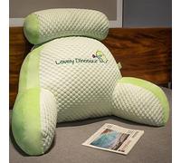 Reading Pillow for Bed Sofa - Wedge Backrest Lovely 2 In 1 Backrest Multifunctional Sofa with Full Lumbar Arm Support Detachable Cuddle Cushion for Relaxing Reading Watching TV,Dinosaur-70×50×25CM