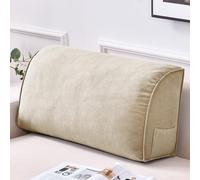 Reading Pillow for Bed & Sofa with Removable Back Support | Cushioned Lumbar Support for Reading in Bed Hard Chair Marriage Use Sofa | 60x35x20cm
