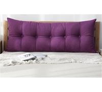 Reading Pillow - Large Wall Cushion 200x60cm Sofa Backrest Bed Lumbar rt Perfect for Bedroom & Living Room Chairs Comfortable Headboard Cushion (J 200x60+20cm)
