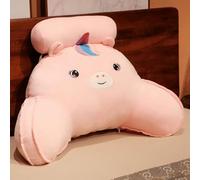 Reading Pillow Wedge Pillow for Bed Rest,Bed Cushion with Removable Bolster & Higher Support Arm, Cushion Gifts for Friends, Family,65 * 45cm, Unicorn