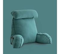 Reading Pillow With Arms,Bed Rest Pillows With Arm Rests,Lumbar Support Cushion,for Bed Back Support,for Sofas,Lounge,Recliner. 75x40x50cm