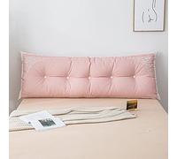 Reading Pillow with Lumbar Support and Lace Embroidery, Washable Backrest Cushion for Bed, Sofa, and Headboard