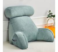 Reading Pillow with Support Arms Backrest & Lumbar Cushion for Ultimate Comfort Perfect for Living Room Office Bed & Sofa Use
