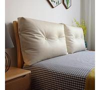 Reading Pillows Headboard Double Bed Back Cushion Pillow Bedroom Bedside Large Backrest Microfiber Leather Lumbar Upholstered Cushions Soft and Comfortable