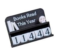 Reading Progress Indicators Manual Counter Bookshelf Decoration Requiring Not Battery for Sustainable Habits Progress Counter