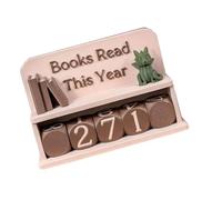 Reading Progress Indicators Manual Counter Bookshelf Decoration Requiring Not Battery for Sustainable Habits Progress Counter