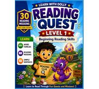 Reading Quest Level 1: First Words Adventure: A Phonics and Early Reading Workbook for Beginning Readers with CVC Words, Word Families, and Simple Sentences