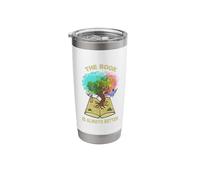 Reading Quotes The Book is Always Better Tree of Life Stainless Steel Insulated Tumbler