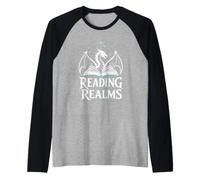 Reading Realms Dragon Fantasy Raglan Baseball Tee