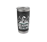 Reading Realms Dragon Fantasy Stainless Steel Insulated Tumbler