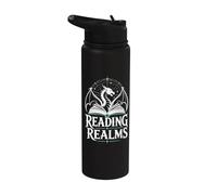 Reading Realms Dragon Fantasy Stainless Steel Insulated Water Bottle