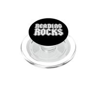 Reading Rocks Funny Book Lover Reading Rocks PopSockets PopGrip for MagSafe