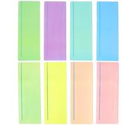 Reading Ruler Overlays for Dyslexia - 8 pcs Pink Yellow Blue Guided Reading Strips Highlight Strips, Teacher Supplies Dyslexia Aids and Visual Stress Specialists Children Adult Reduce Visual Stress