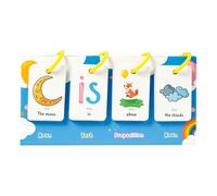 Reading - Sentence Building Learning Charts 78 Cards, Classroom Learning Activity | Phrase Training Table Chart For Kindergarten, Nursery, School, Family, Boosts Early Reading Skills, Hands