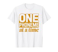 Reading Specialist Changing World One Phoneme Time Phonemic T-Shirt