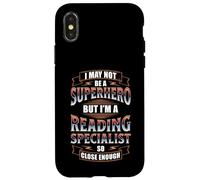 READING SPECIALIST JOB FUNNY HERO QUOTE Case for iPhone X/XS