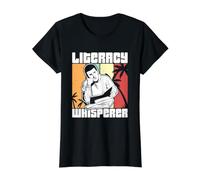 Reading Specialist Literacy Coach Interventionist Teacher Value Graphic T-Shirt, Women, Black, XS