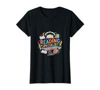 Reading Specialist Literacy Growth Education Design T-Shirt