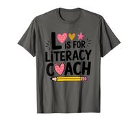 Reading Specialist Teaching, L is for Literacy Coach T-Shirt