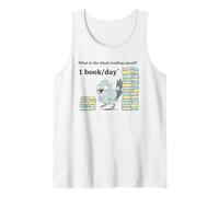 Reading Speed Joke Books Funny Bird Book Lover Bookworm Tank Top